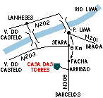 Facha, 7 km de Ponte de Lima - Minho