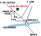 Abade do Neiva, 3 km de Barcelos - Minho