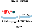 500 m from Ponte da Barca - Minho - Portugal